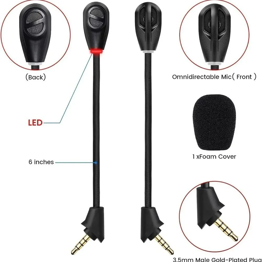 HyperX Cloud Alpha Wireless Gaming Headset Mic Replacement
